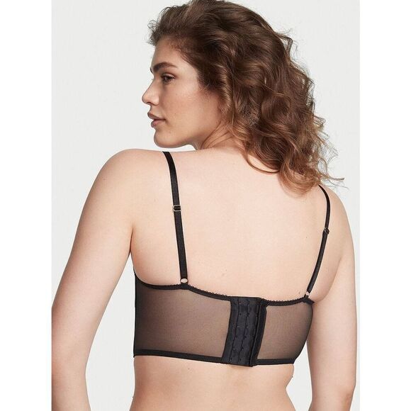 Victoria's Secret Very Sexy Push Up Embroidered Corset Top 36C - Picture 2 of 7